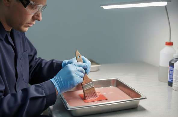 sviluppo clichè alcool